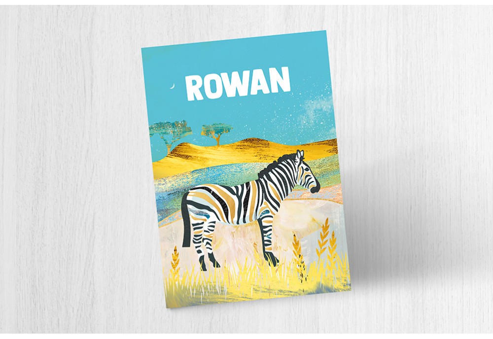 Zebra in natuur